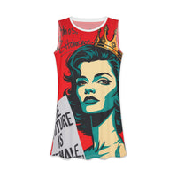Feminist Graphic Dress — 'The Future Is Female' AOP Casual Dress